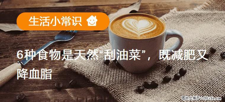 【生活小常识】6种食物是天然“刮油菜”，既减肥又降血脂 - 中山生活资讯 - 中山28生活网 zs.28life.net